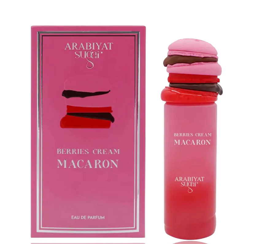 Μακαρόν με κρέμα και ζάχαρη Arabiyat με μούρα