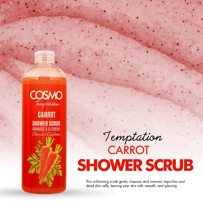 Cosmo Carrot Shower Scrub 1000ml
