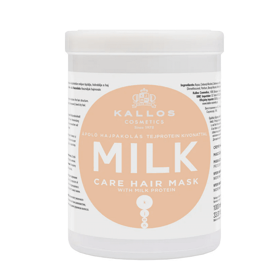 Κρέμα μαλλιών Kallos Milk με εκχύλισμα πρωτεΐνης γάλακτος 1000ml