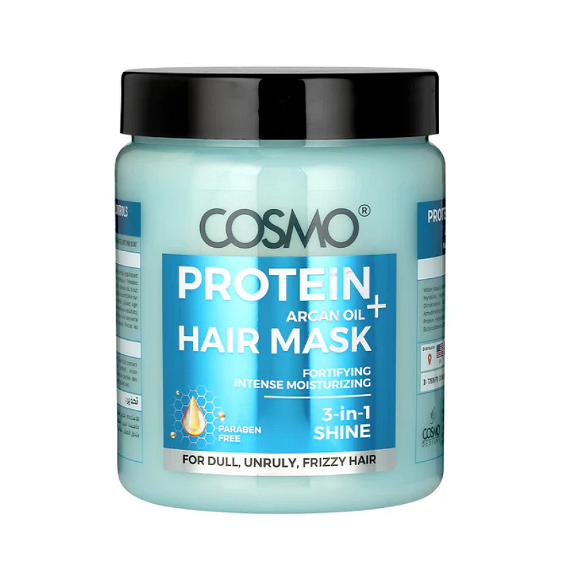 Μάσκα μαλλιών Cosmo Protein+ με έλαιο Argan 1000ml