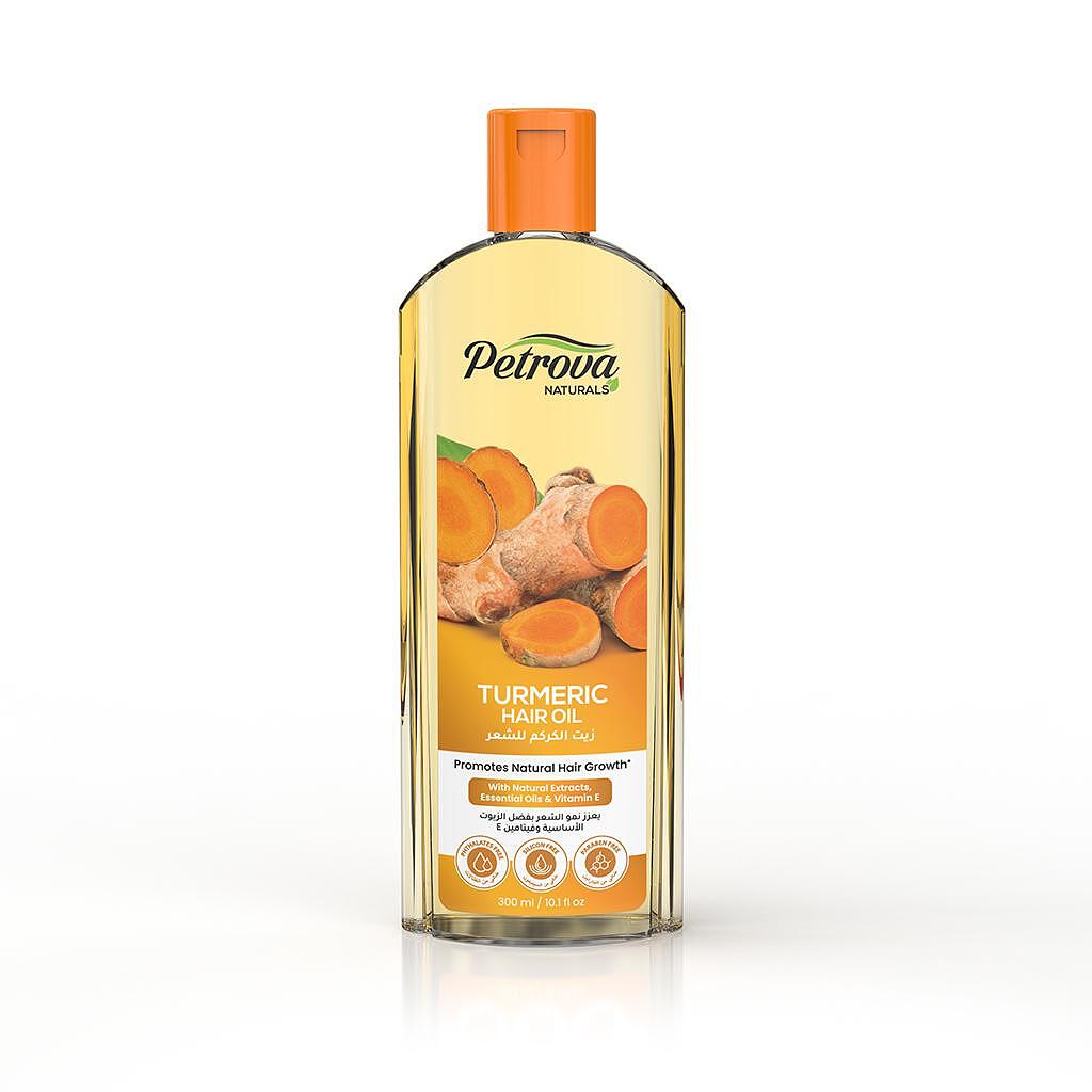 Λάδι για πλεξούδες Petrova με κουρκουμά