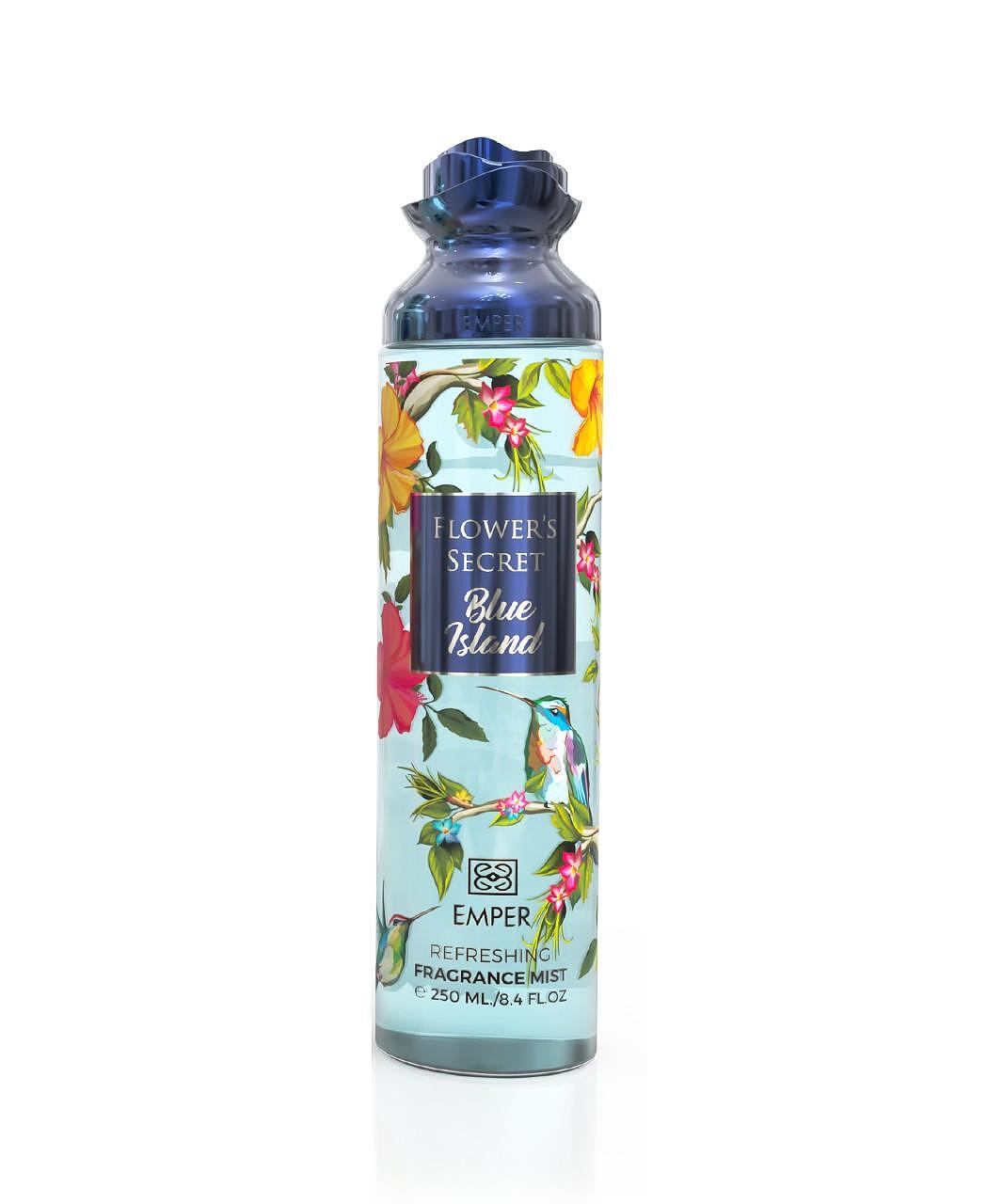 Αρωματικό σπρέι σώματος Flower`s Secret Blue Island 250ml