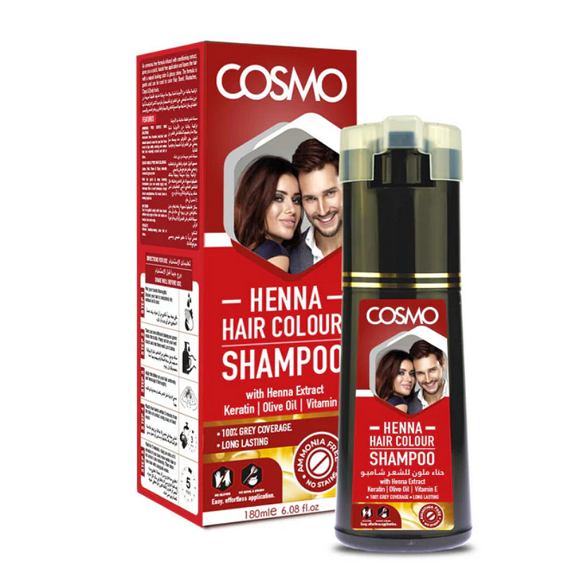 Σαμπουάν βαφής Cosmo Henna 180ml