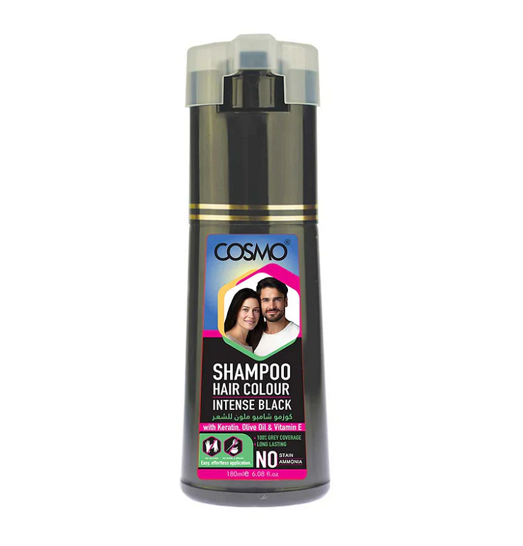 Cosmo Intense Black σαμπουάν βαφής 180ml