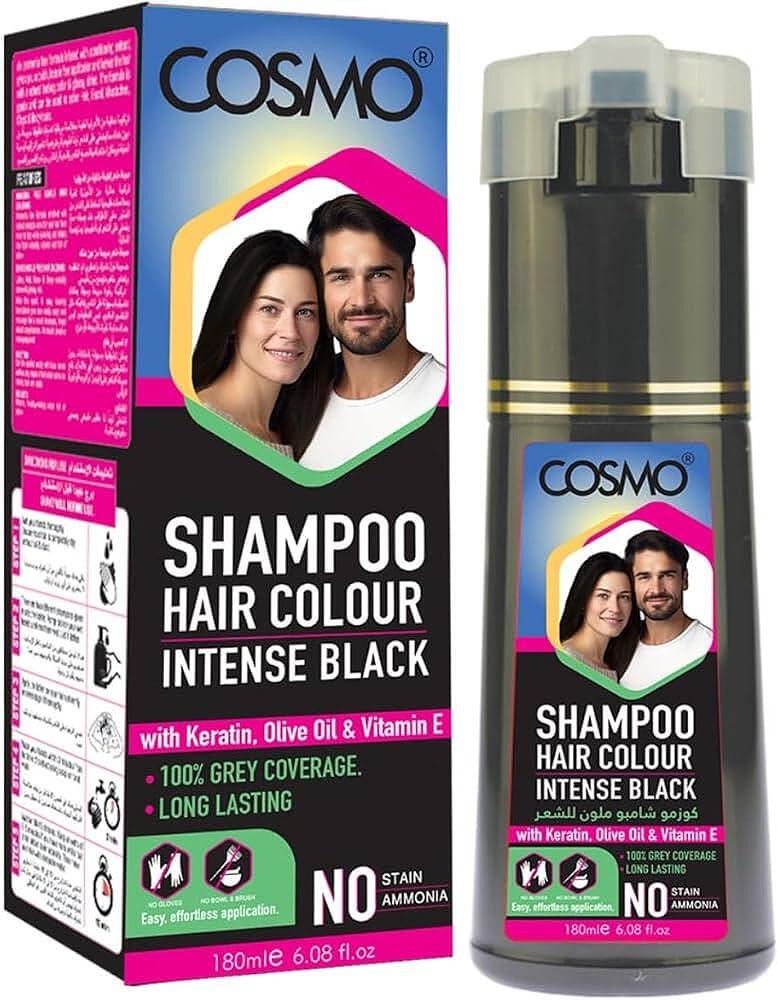 Cosmo Intense Black σαμπουάν βαφής 180ml