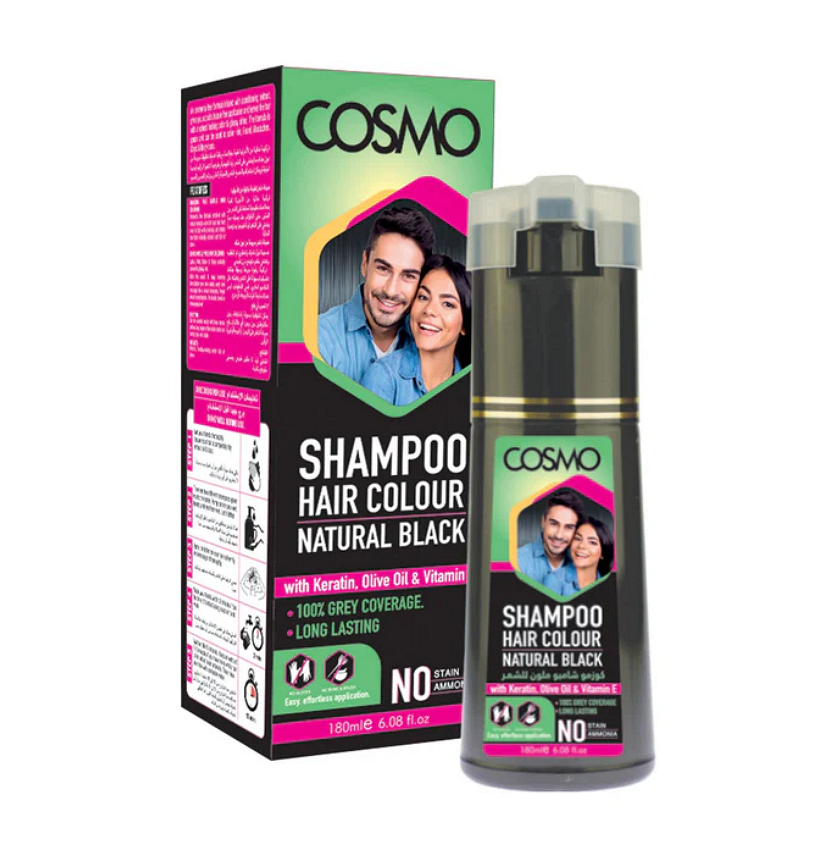 Cosmo Natural Black σαμπουάν βαφής