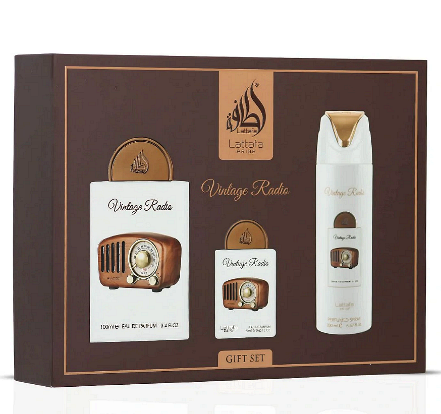Σετ δώρου Lattafa Pride Vintage Radio